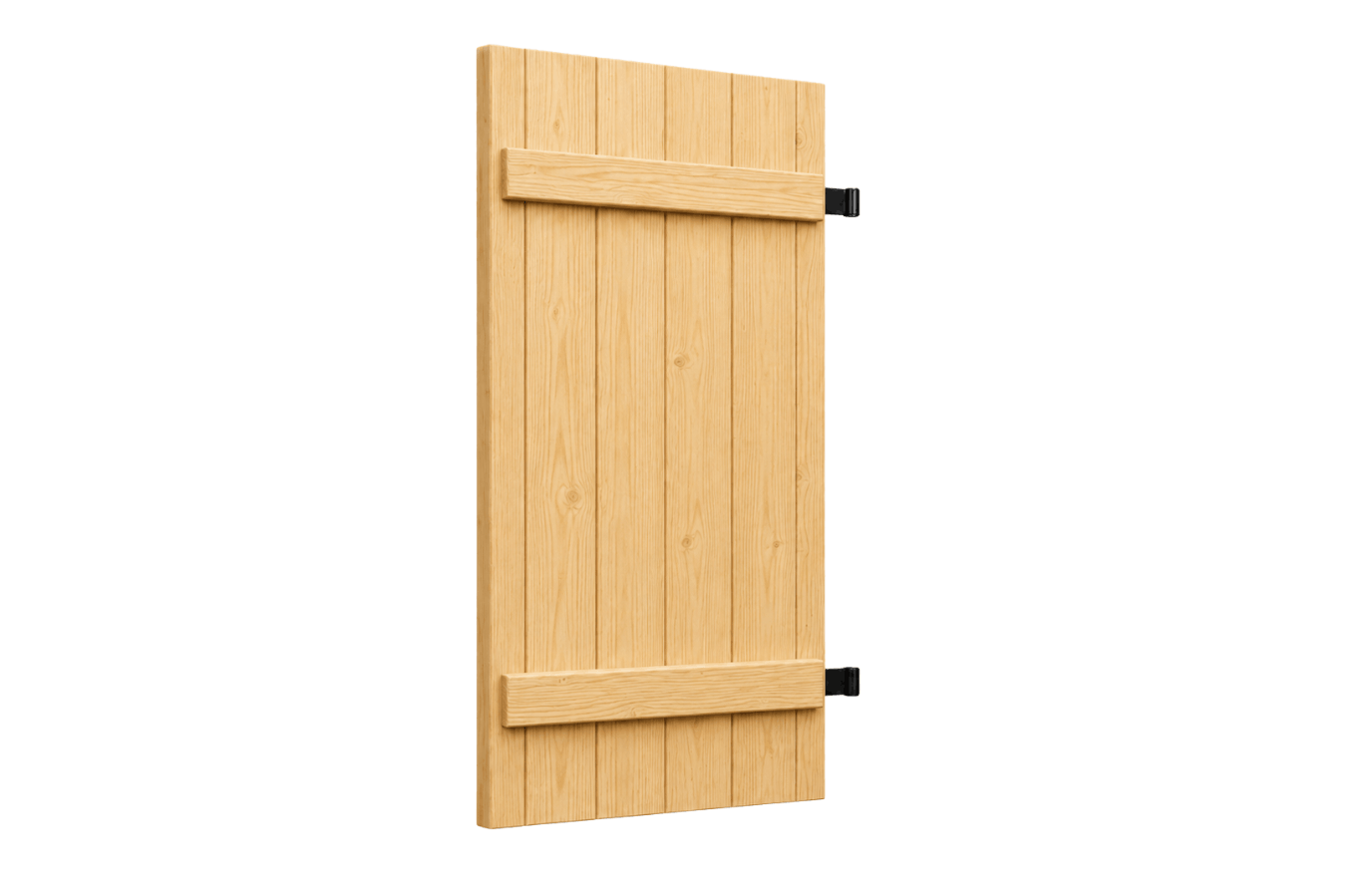 Volet Battant bois sapin épaisseur 27mm - Barres