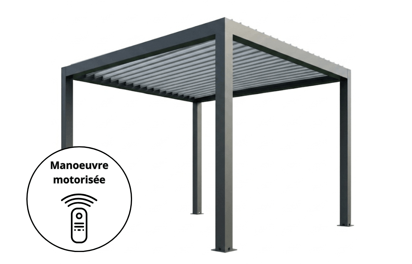 Pergola bioclimatique motorisée autoportante - Mimas