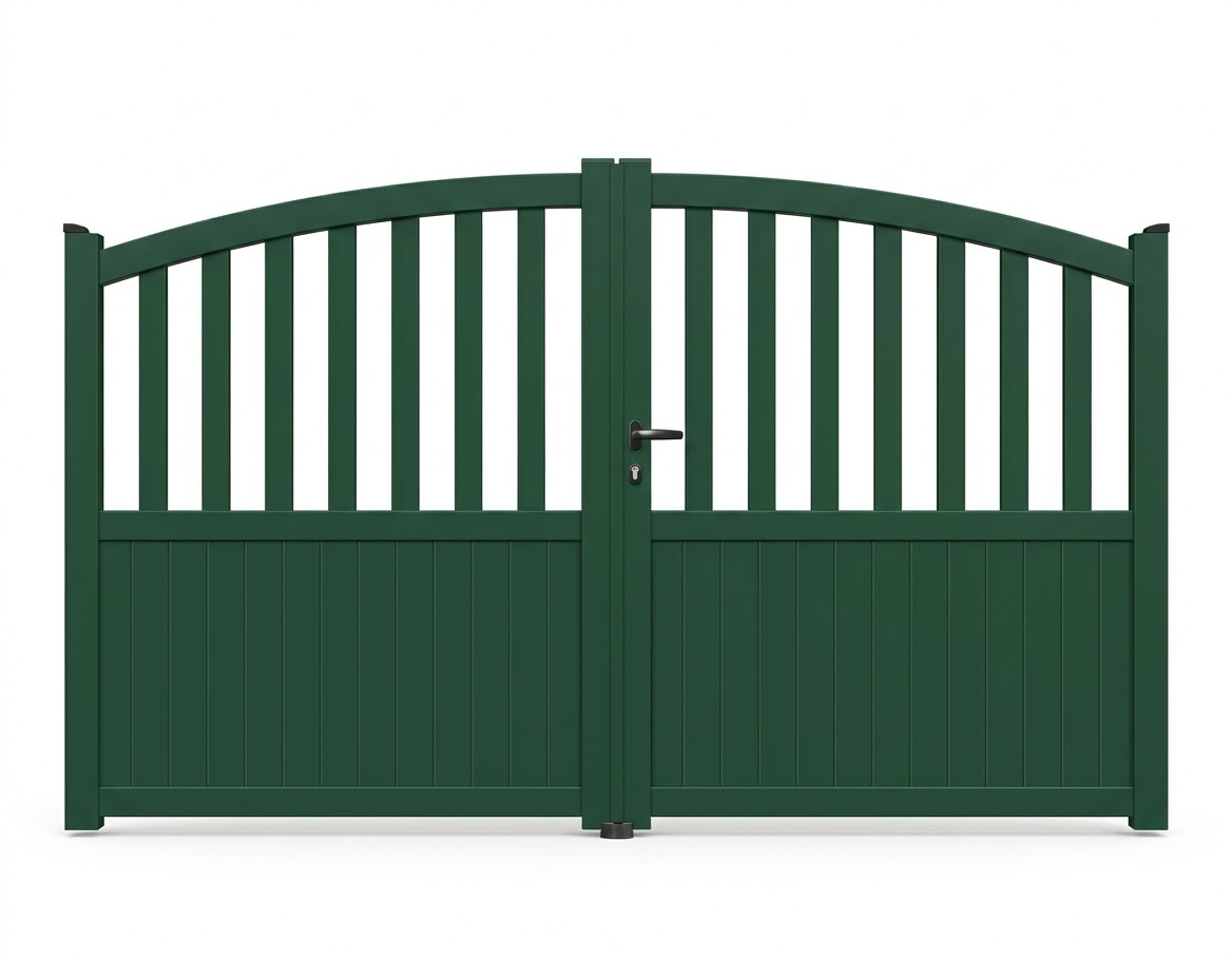 Portail battant aluminium ajouré - Fidji