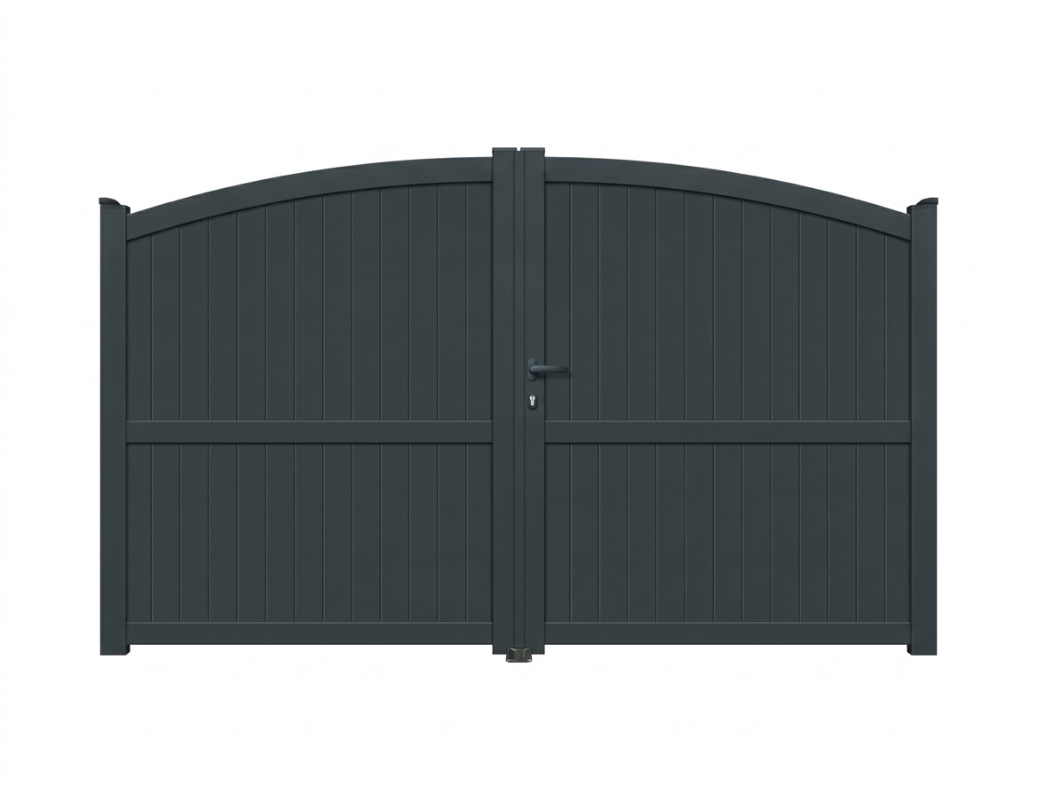 Portail battant aluminium plein - Island