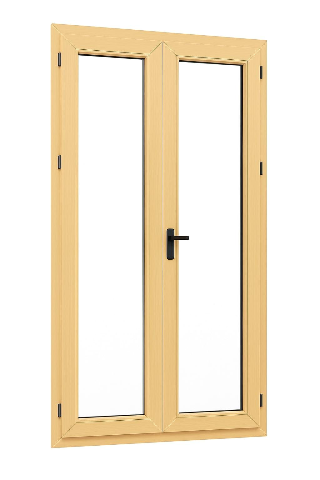 Porte-fenêtre Pin sylvestre – Classique - 2 vantaux