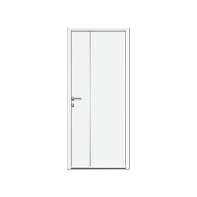 Porte d'entrée aluminium panneau plein alunox - Iseran