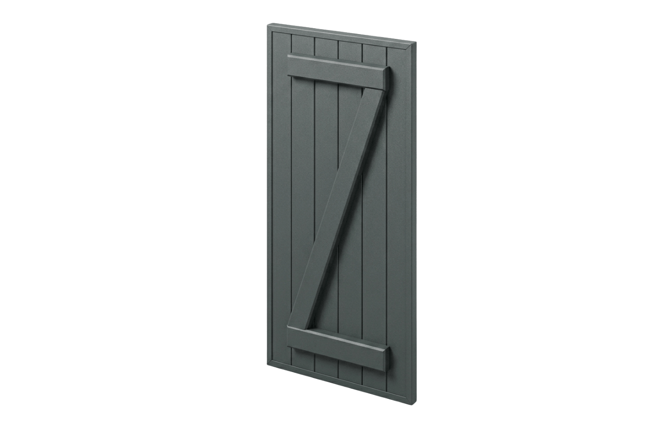Volet Battant aluminium extrudé épaisseur 27mm - Barres & écharpes