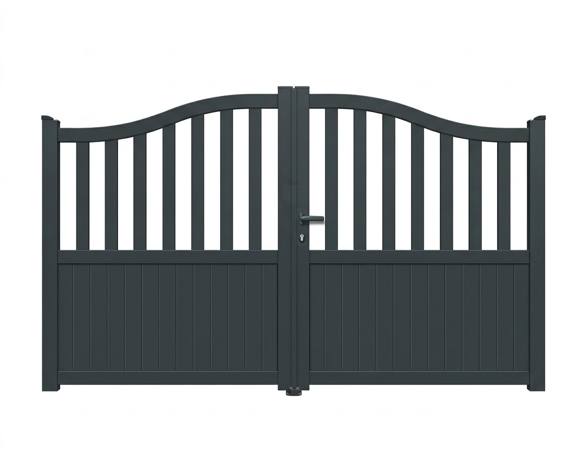 Portail battant aluminium manuel - Sardaigne