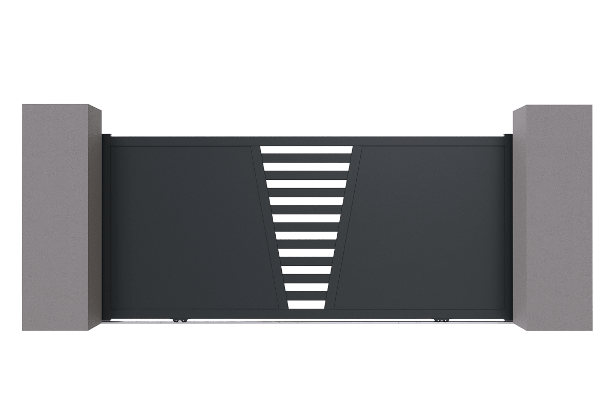 Portail coulissant aluminium - Madere