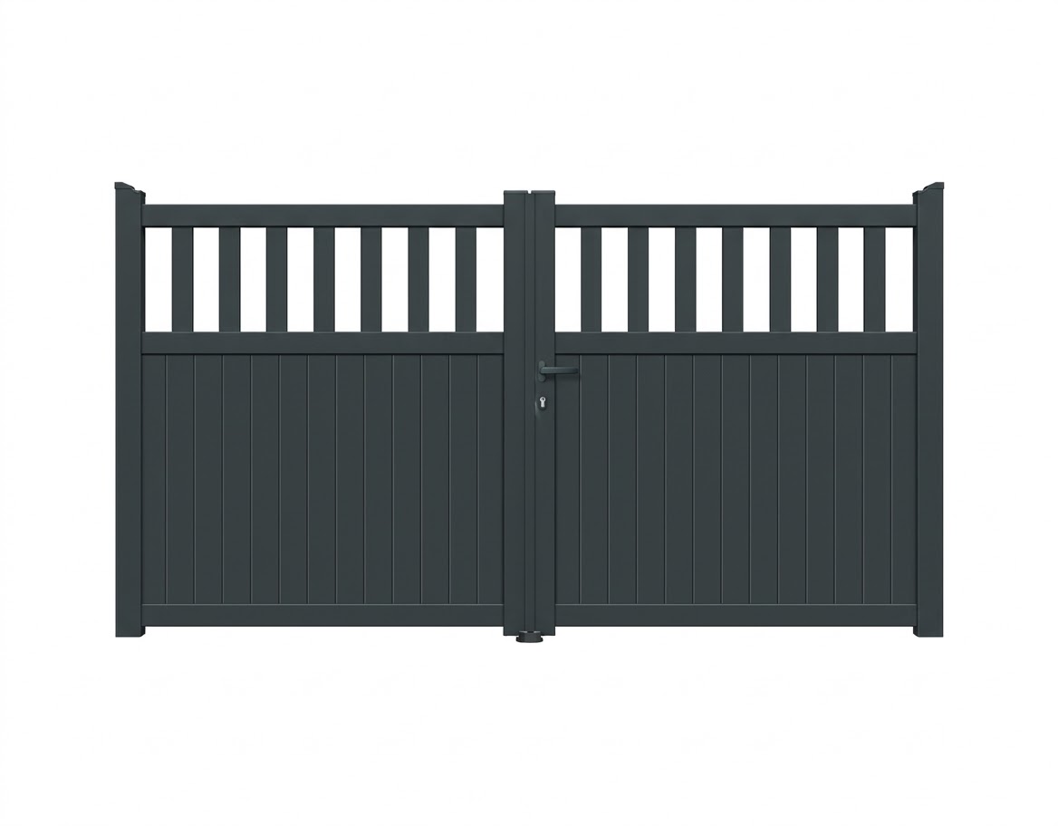 Portail battant aluminium manuel - Lanta