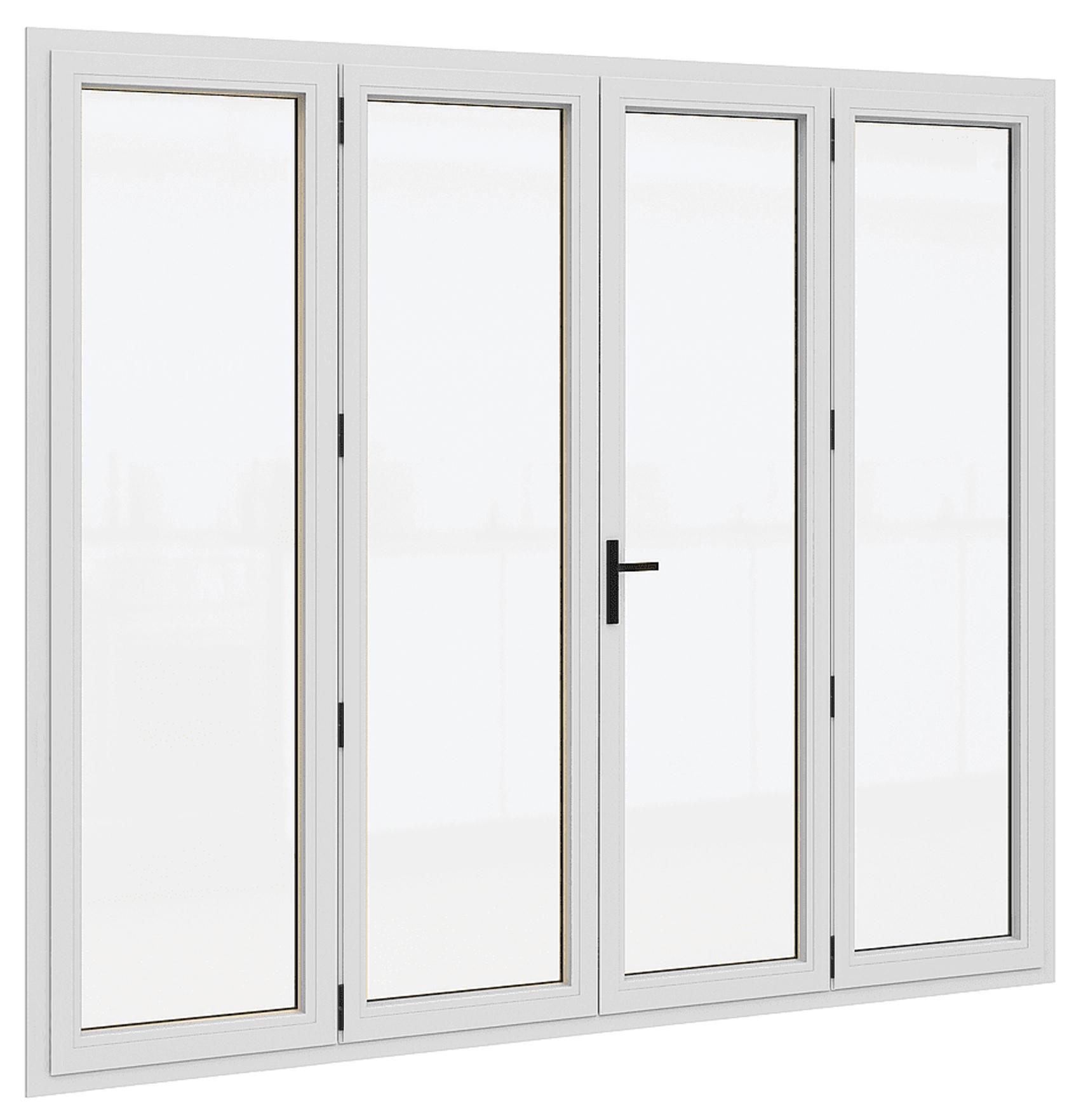 Porte-fenêtre PVC - Classique - 4 Vantaux