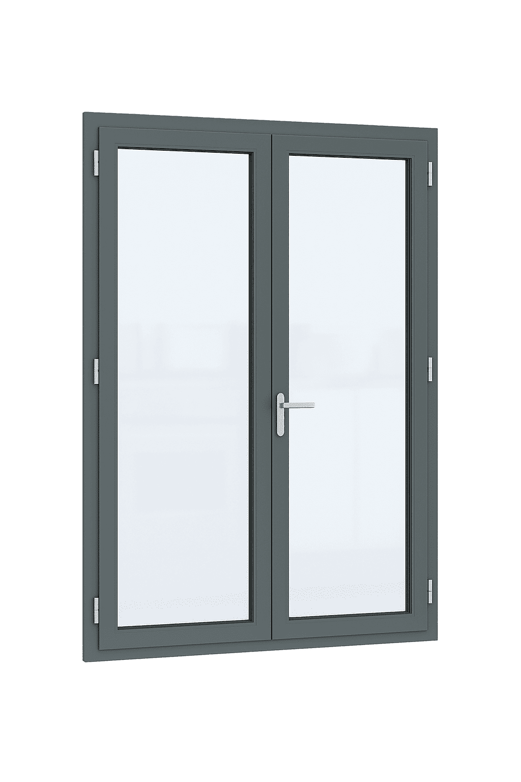 Porte-fenêtre Aluminium - Classique - 2 Vantaux