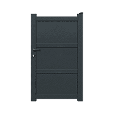 Portillon Aluminium plein - Guadeloupe