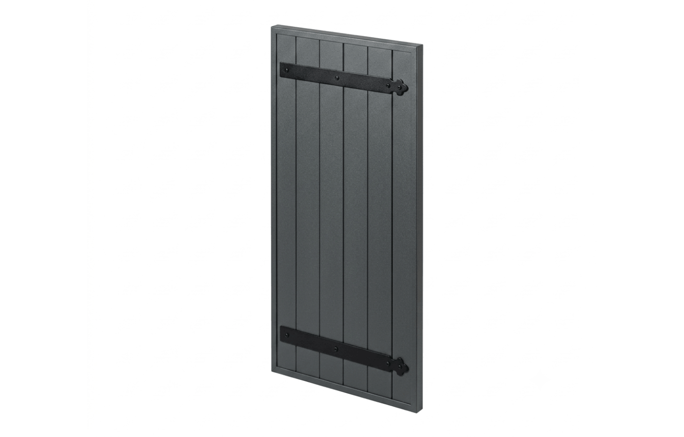 Volet Battant aluminium extrudé épaisseur 27mm - Pentures & contres-pentures