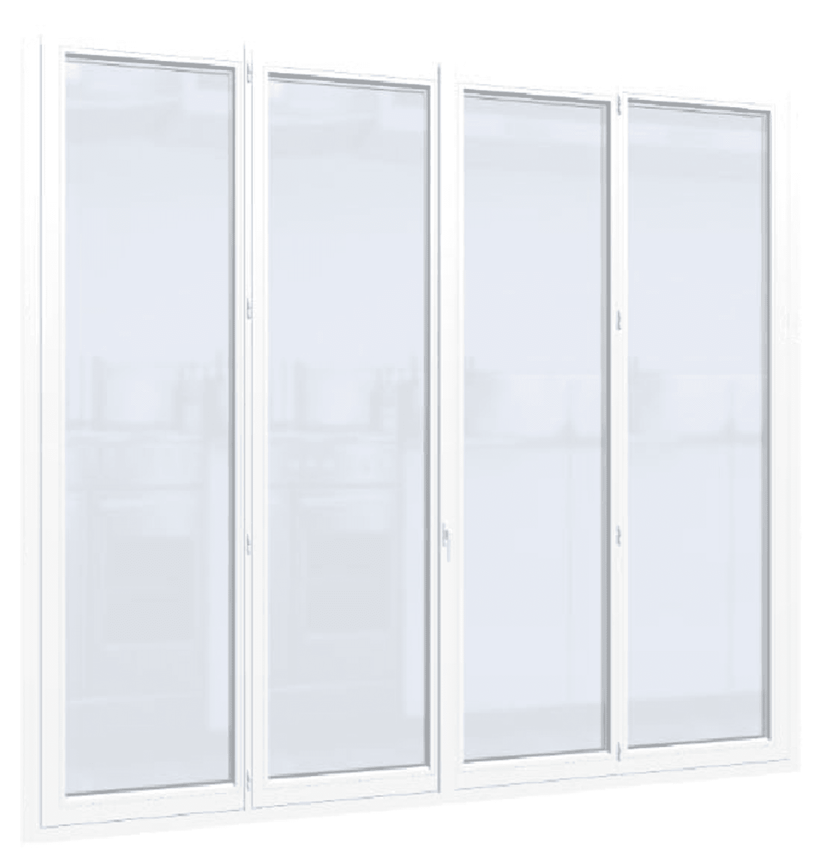 Porte-fenêtre PVC - Performance - 4 Vantaux