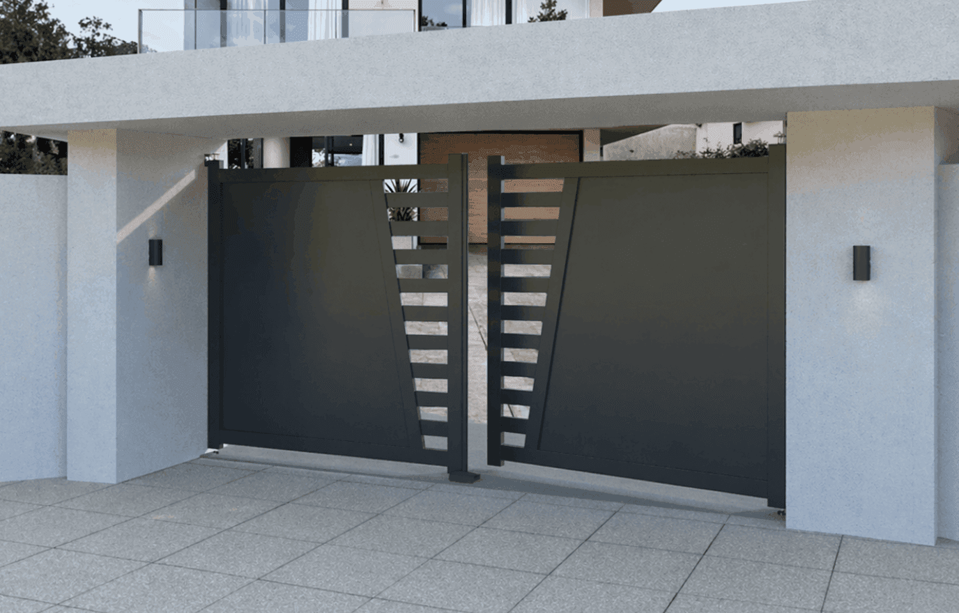 Portail battant aluminium - Madere