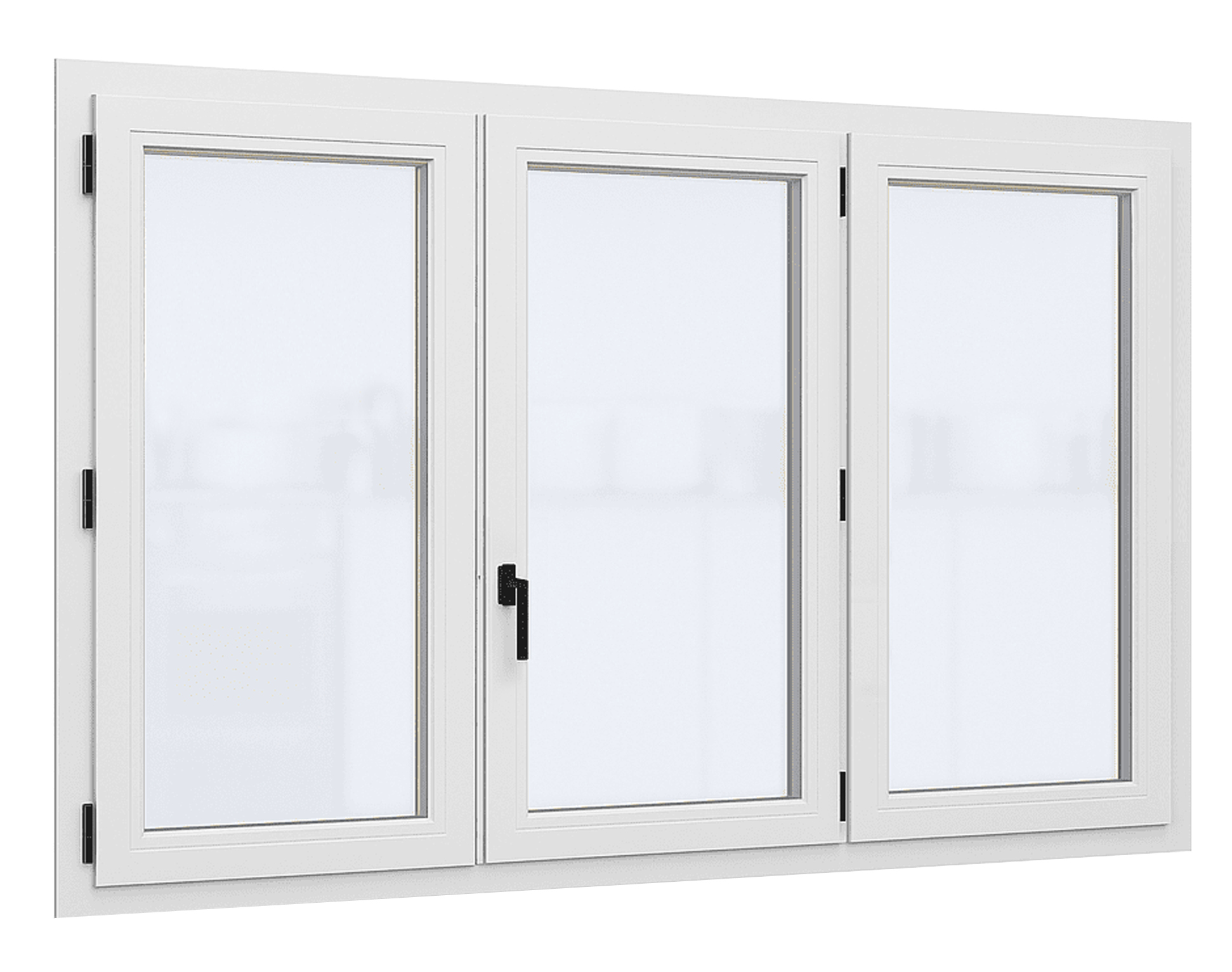 Fenêtre PVC - Classique - 3 Vantaux