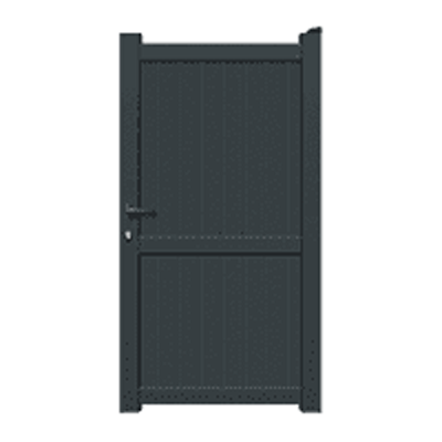 Portillon Aluminium plein - Tahiti