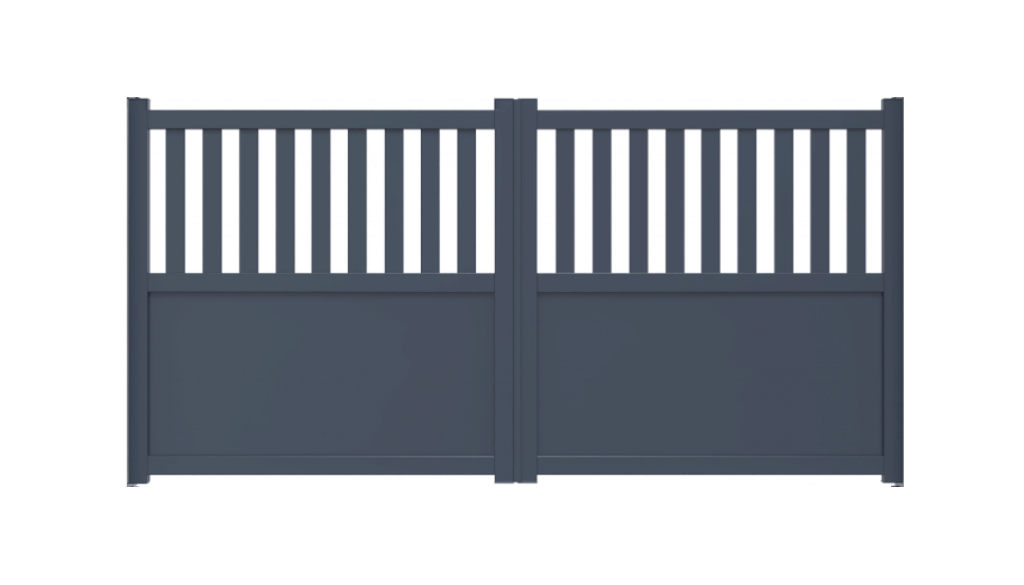 Portail battant aluminium manuel - Canarie