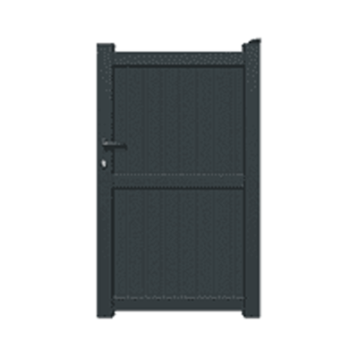 Portillon Aluminium plein - Island