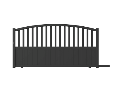 Portail coulissant aluminium ajouré - Fidji