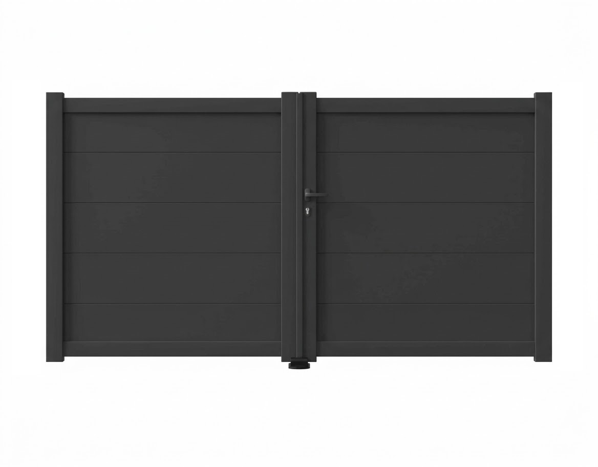 Portail battant aluminium manuel - Skye