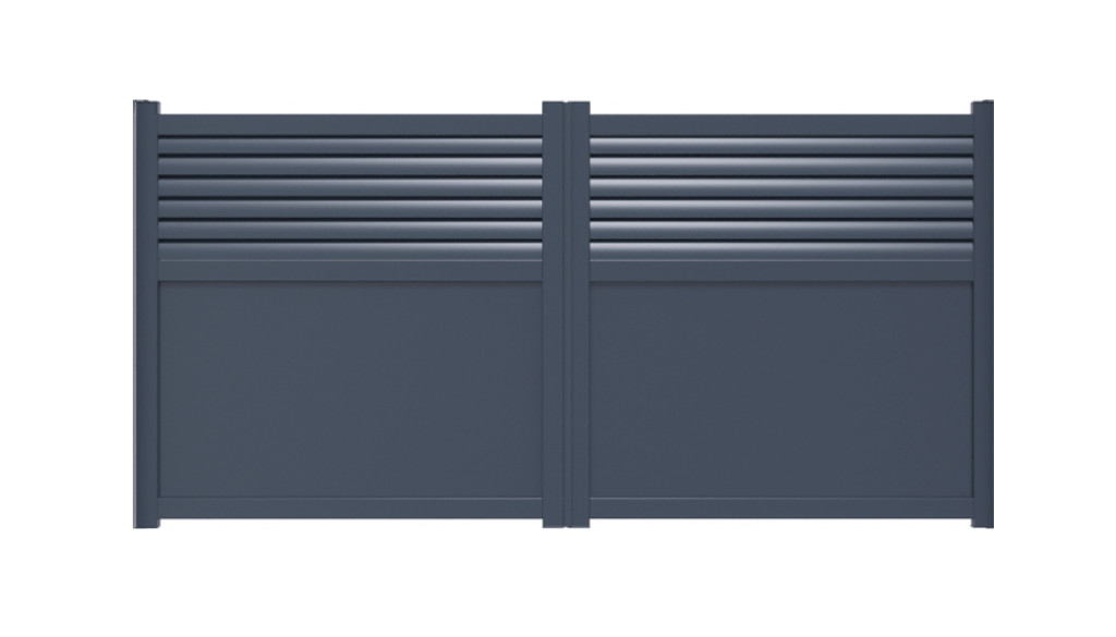 Portail battant aluminium manuel - Malte