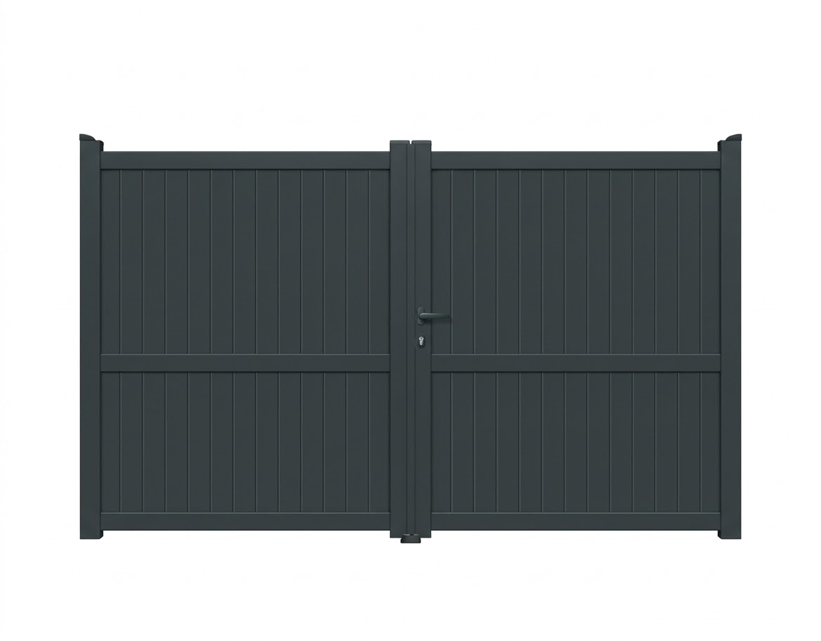 Portail battant aluminium manuel - Tahiti