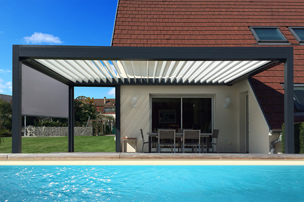 pergola lame orientable sur mesure